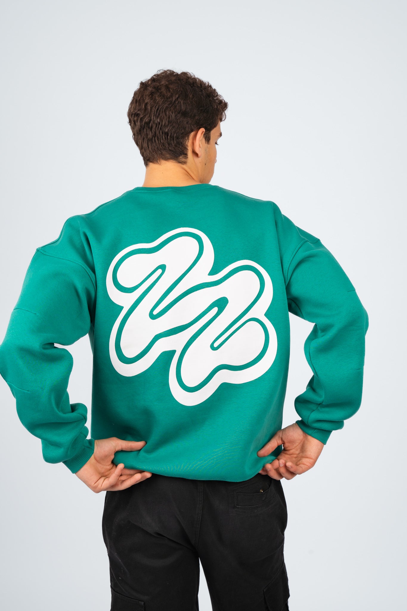 Dazz Teal Crewneck